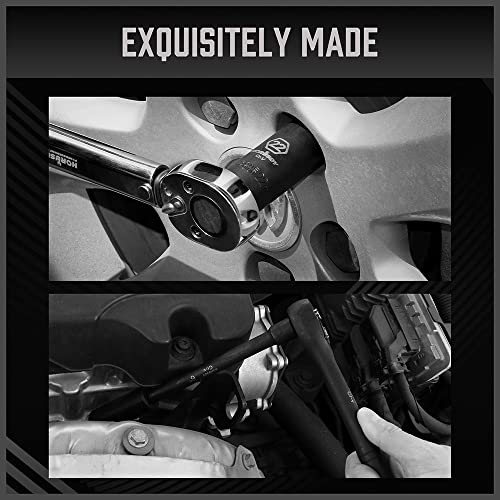 HORUSDY 50-Piece Impact Socket Set, Standard & Metric