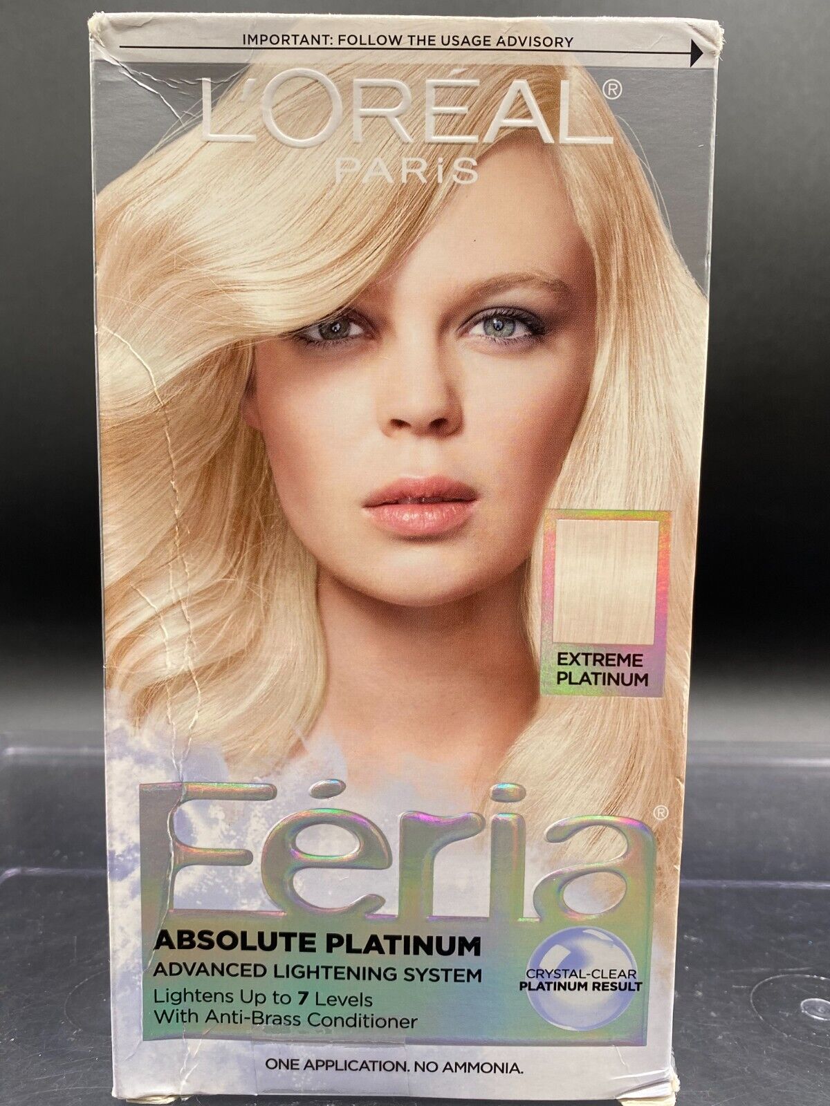 L'Oreal Feria Absolute Platinums Hair Color, Extreme Platinum 1 ea (Pack of 2)