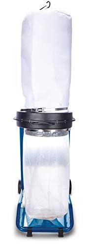 Scheppach Extraction System HD12 Extraction | 550 W, Air Output 1150 m³/h, Capacity 75 L, Hose Diameter/Length 100 mm/2300 mm, Driving Device | Includes 5 Chip Bags, 1 Filter Bag and Flexible Adapter