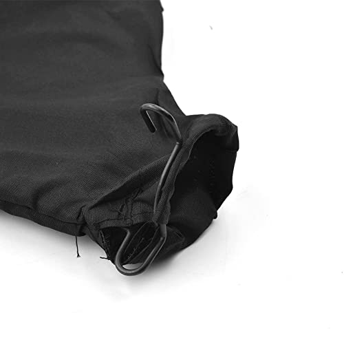 Geynutaly Saw Dust Bag, Black Dust Collector Bag with Zipper & Wire Stand, for 255 Model Miter Saw 3Pcs