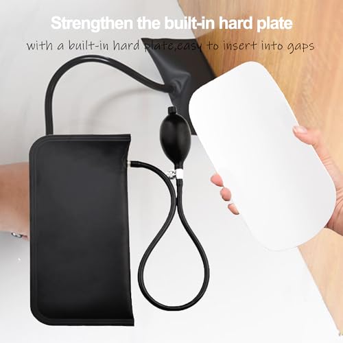 Air Wedge Bag, Air Wedge, Air Wedge Bag Pump, Professional Leveling Kit & Alignment Tool Inflatable Shim Bag, 440 LB Rating, 19.7In long hose, 1 Pack