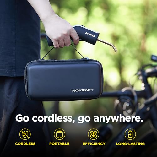 InoKraft Plastic Welding Kit, Ergonomic Design Plastic Welder with 500 Staples, Usb Charge Welding Kit with Portable Storage Bag for Bumper Repair, Plastic DIY Projects and other Plastic Repairs