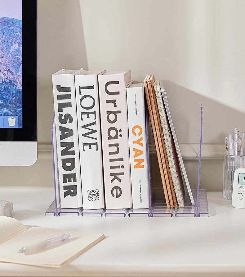 QinSuiKai Adjustable Closet Organizers and Storage, Clear Purse Organizer for Closet, 10 Shelf Dividers for Closet Organization, Handbag Purse Storage Organizer in Bedroom, Office