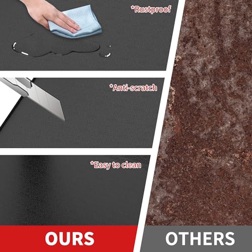 OPTYMIRA Garage Storage Shelves,Garage Shelving 2000lbs Heavy Duty Adjustable Shelves 5 Tier Metal Shelf Organizer Storage Garage Racks Shelf and Industrial Shelving for Garage Warehouse