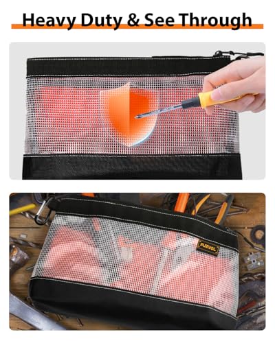 3 Pack Tool Pouch Small Tool Bags Zipper Pouch Multipurpose Tools Storage Organizer