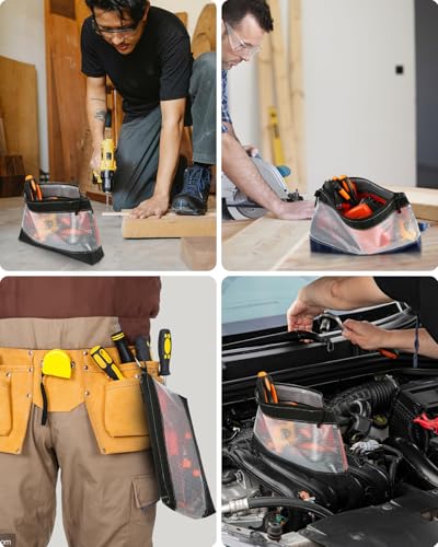 3 Pack Tool Pouch Small Tool Bags Zipper Pouch Multipurpose Tools Storage Organizer