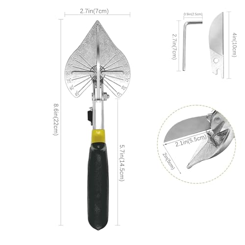 Adjustable Miter Shears for Trimming Moulding and Trim