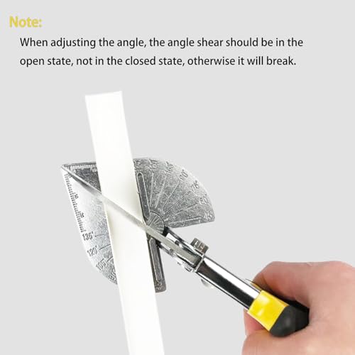 Adjustable Miter Shears for Trimming Moulding and Trim