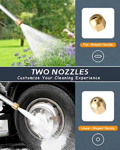 Upgraded Hydro Jet Nozzle with Quick Connectors