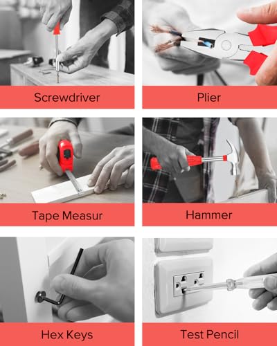 24-Piece DIY Tool Kit for Home and Office