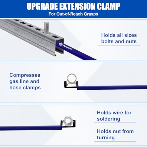 Polerden Versatile Extension Clamps Tool for Tight Spaces