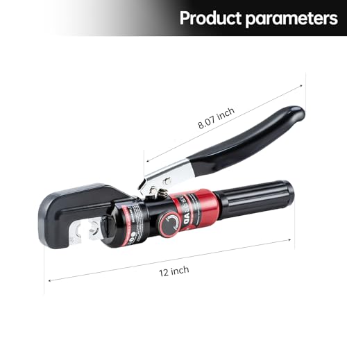 IBOSAD 8 Ton Hydraulic Cable Lug Crimper Tool