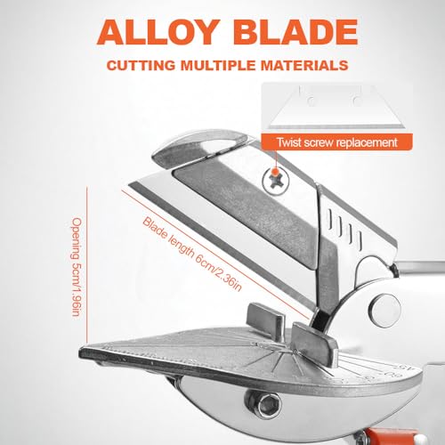 Adjustable Miter Shears for Angular Cutting