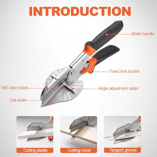 Adjustable Miter Shears for Angular Cutting