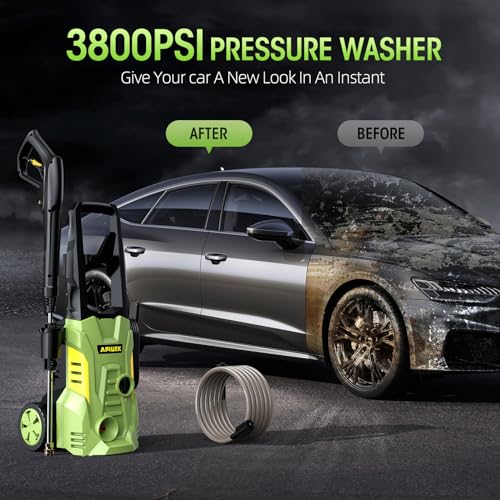 Portable Electric Pressure Washer - Upgraded Foam Cannon, Accessories