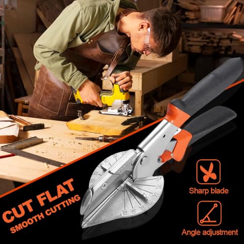 Adjustable Miter Shears for Angular Cutting