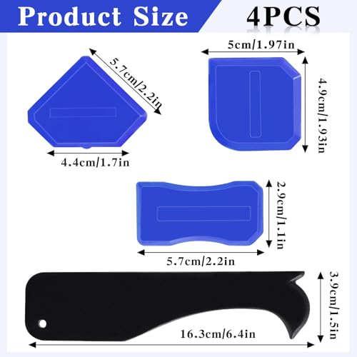 4-Piece Caulking Tool Set for Home Projects