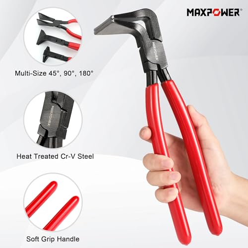 MAXPOWER 3-Piece Sheet Metal Bending Pliers Set