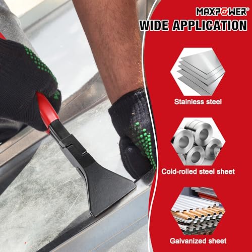 MAXPOWER 3-Piece Sheet Metal Bending Pliers Set