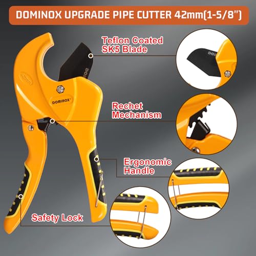 Dominox PVC Pipe Cutter - One-Handed Rapid Tool
