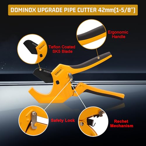 Dominox PVC Pipe Cutter - One-Hand Rapid Tool