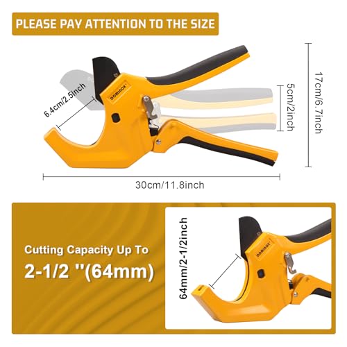 Dominox PVC Pipe Cutter - One-Hand Rapid Tool