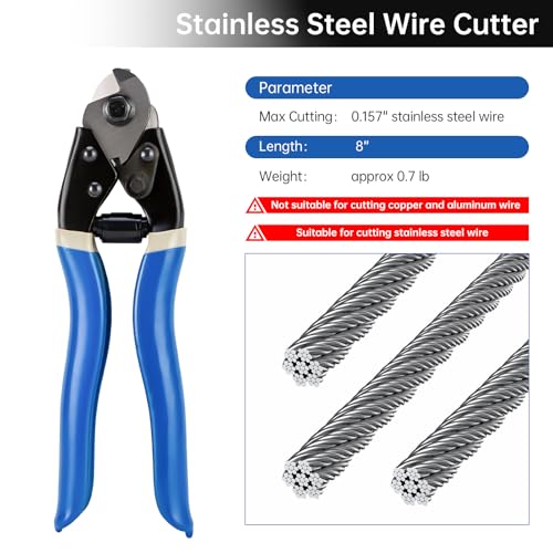 IBOSAD Hydraulic Hand Crimper Tool for Wire Railing