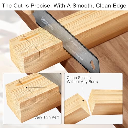 Frocopo 6-Inch Japanese Pull Saw with Non-Slip Handle