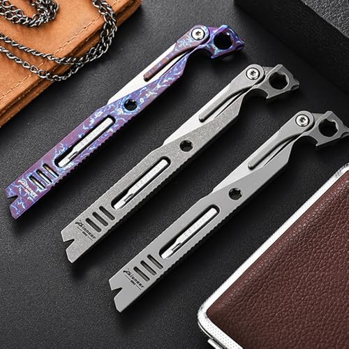 Titanium EDC Pry Bar Pocket Multitool Mini