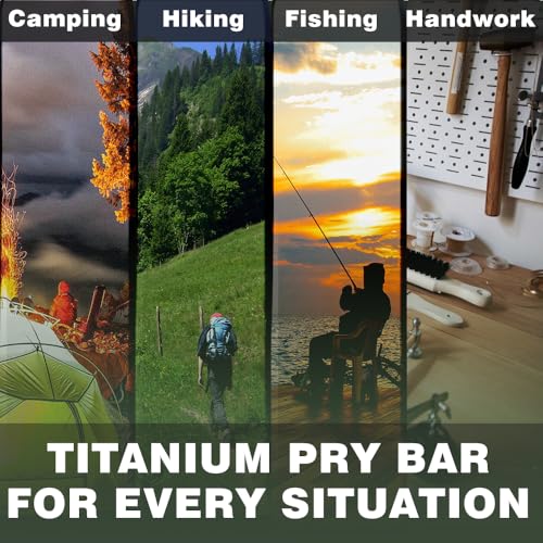 Titanium EDC Pry Bar Pocket Multitool Mini