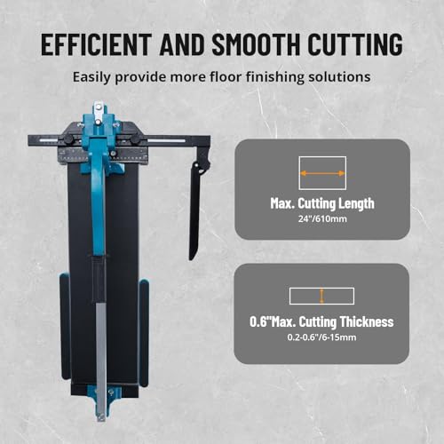 JustSmart 48" Manual Tile Cutter with Tungsten Wheel