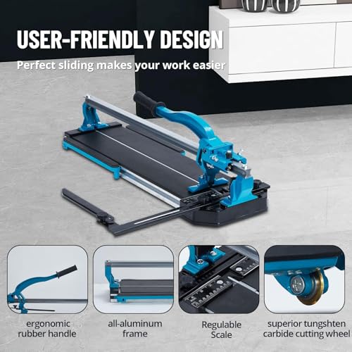 JustSmart 48" Manual Tile Cutter with Tungsten Wheel