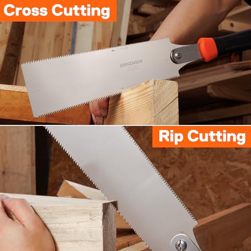 JORGENSEN 10" Japanese Double Edge Pull Saw