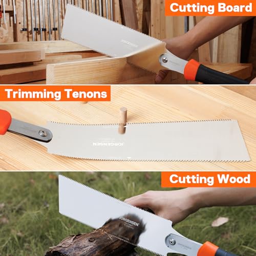 JORGENSEN 10" Japanese Double Edge Pull Saw