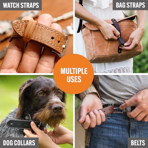 Desktop Leather Belt Hole Punch Tool - Heavy Duty