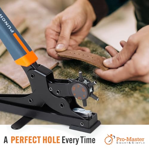 Desktop Leather Belt Hole Punch Tool - Heavy Duty
