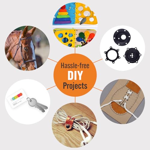 Desktop Leather Belt Hole Punch Tool - Heavy Duty