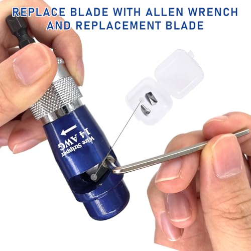 Wire Stripper and Twister Tool Set for Drills