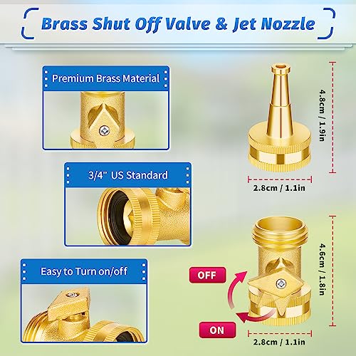AUTOMAN Brass High Pressure Jet Hose Nozzle 4-Pack
