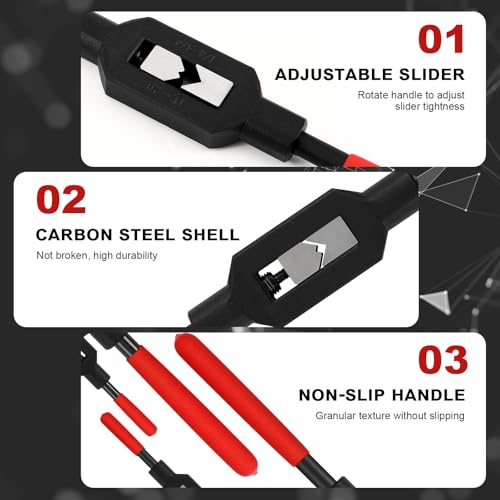 WILLBOND Adjustable Tap Wrench Handle Tool Set