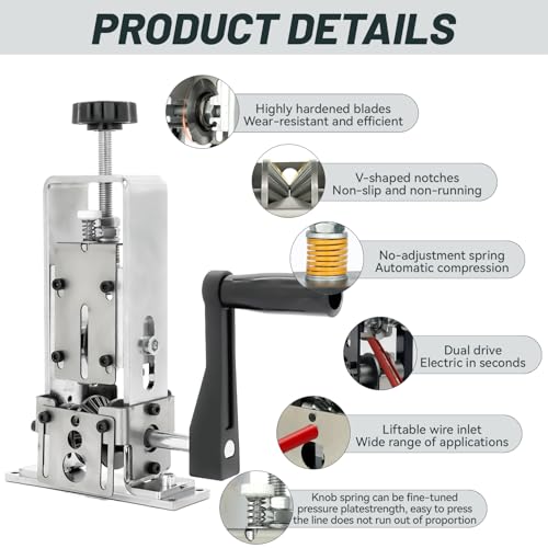 LILOOVKE Adjustable Manual Wire Stripper Tool
