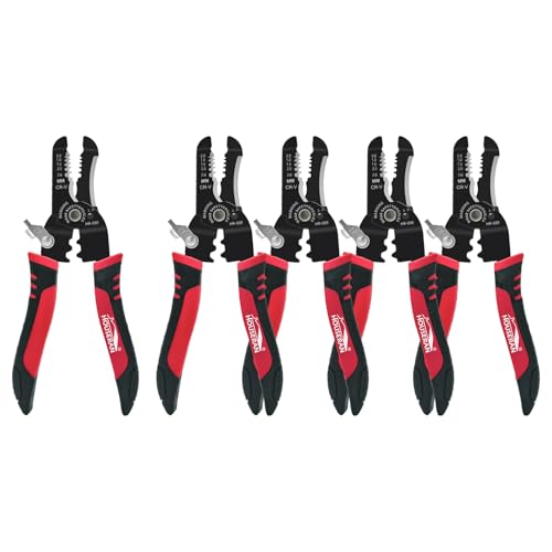 5-Pack Wire Stripper and Crimping Tool Set