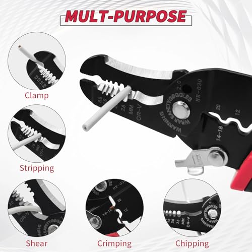 5-Pack Wire Stripper and Crimping Tool Set