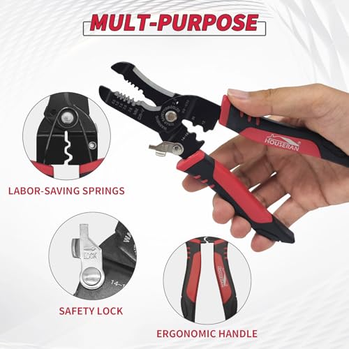 5-Pack Wire Stripper and Crimping Tool Set