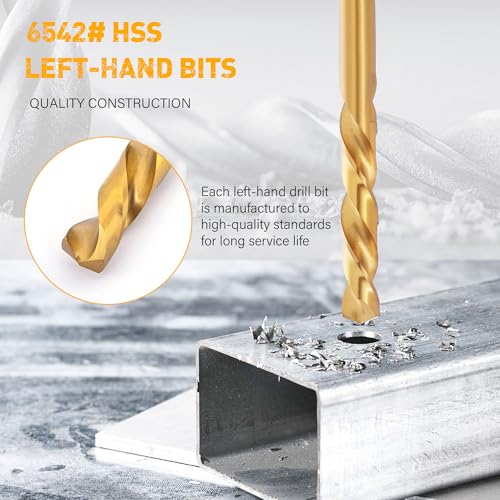 ROGAPER Screw Extractor and Left Hand Drill Set