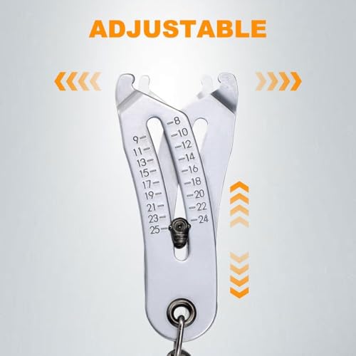 Precise Bolt Size Finder Keychain Tool Set