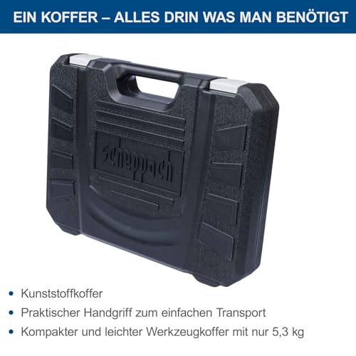 Scheppach 97-Piece Tool Set in Portable Case