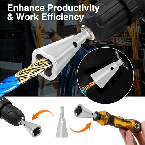 Wire Twister Tool for Drill - Stainless Steel Design