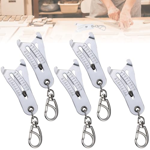 Precision Thread Size Checker Keychain Tool