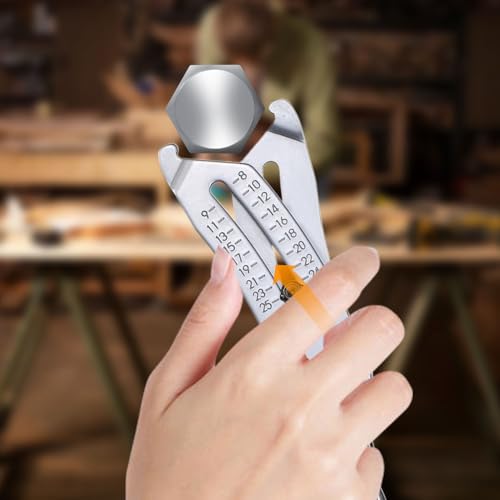 Precision Thread Size Checker Keychain Tool